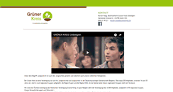 Desktop Screenshot of gruenerkreis.be